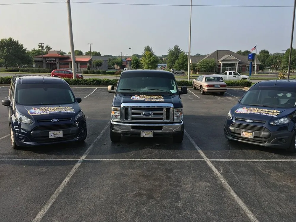 The Magically Repaired fleet, front view