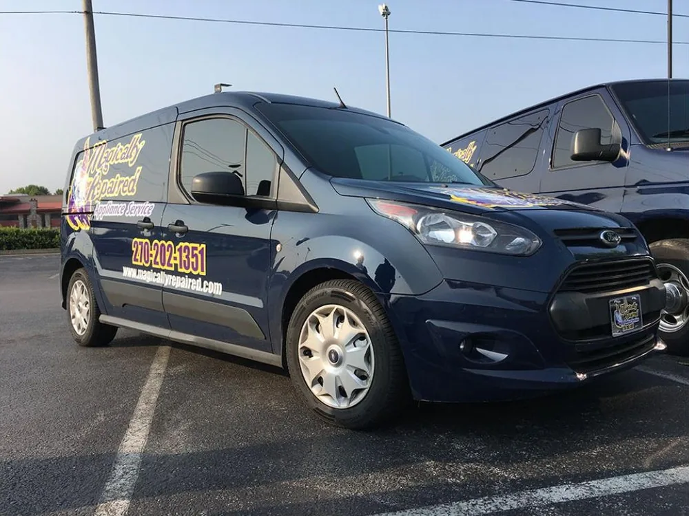 A Magically Repaired service van